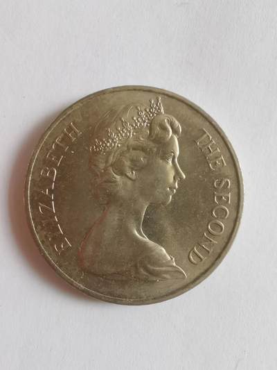 巨藏钱币第四期10月13号20点开拍 马恩岛1970年1克朗镍币-猫