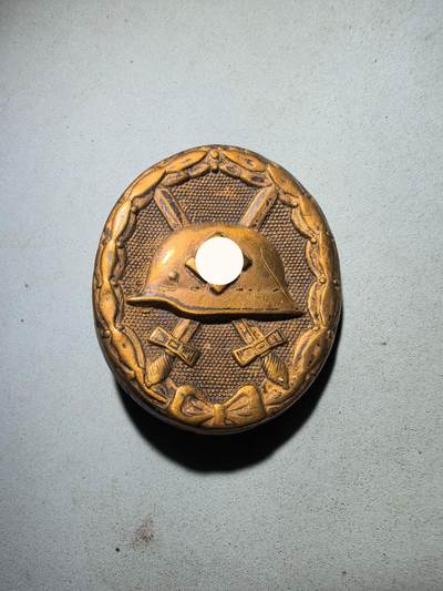 盛世勋华——号角文化勋章邮票专场拍卖第283期 - 德国（1939）铜级（黑色）战伤奖章 别杆遗失
