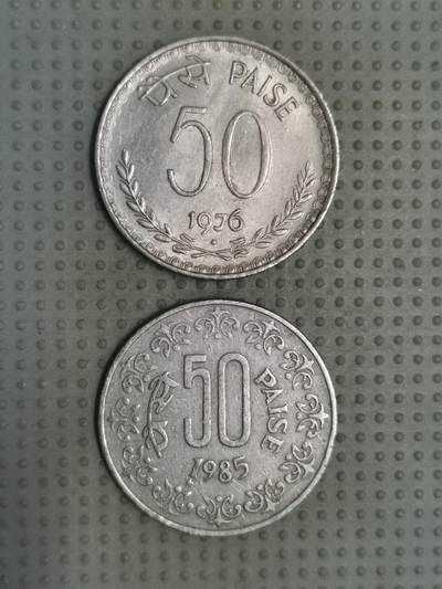 2025年第95场各国散币拍卖（总第95场） - 印度50派沙2枚