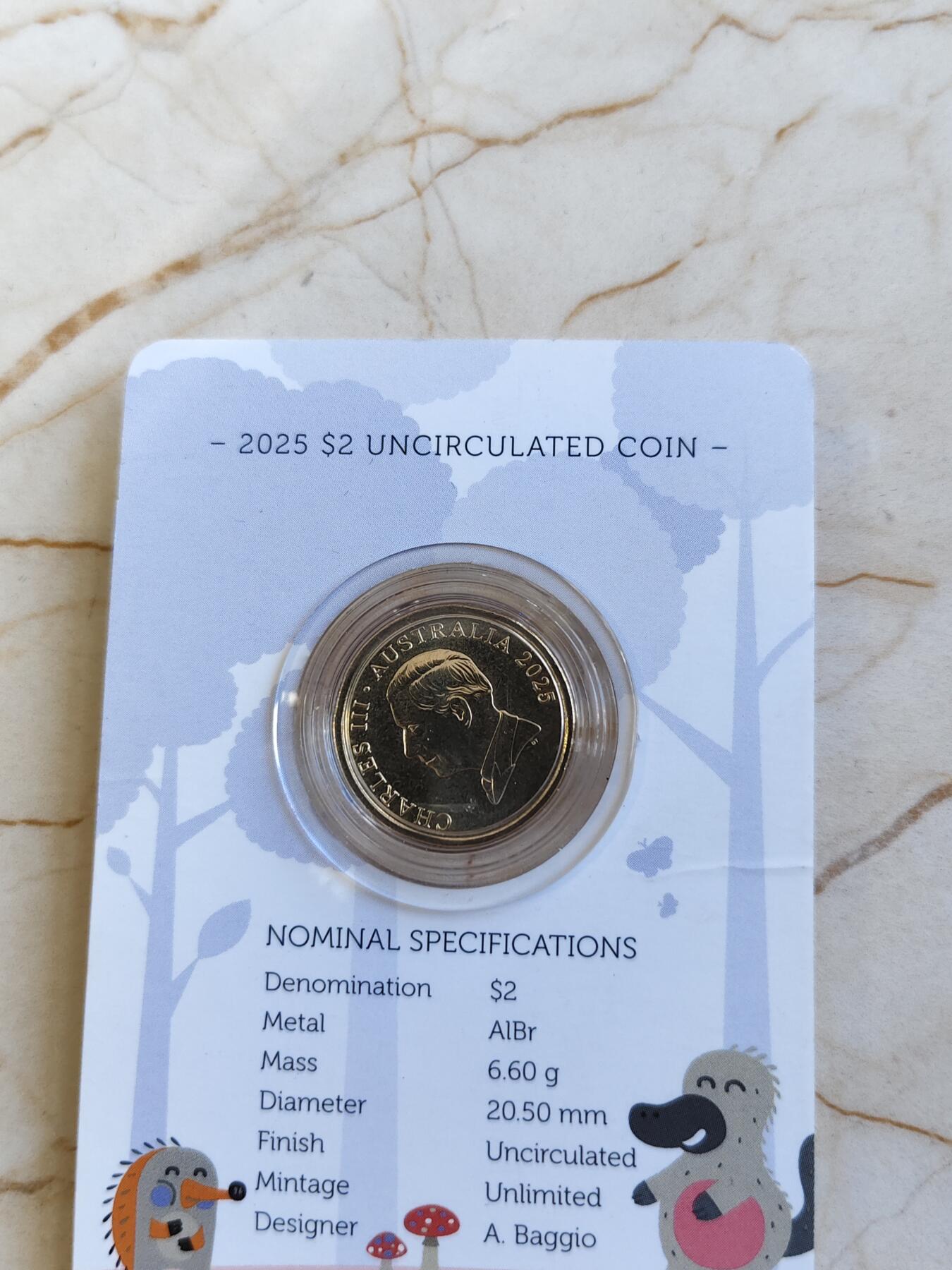 第177期拍卖【长期征集拍品】 卡装澳大利亚2025年牙仙子纪念币