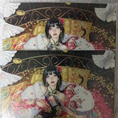 花开卡拍第42期（10月12号周日截拍，品控勿拍!!!拍品不寄存，运费5元，自制卡难免瑕疵，可能存在轻微撞角爆边等出厂瑕疵，品控介意勿拍！） - 燎原 人姬传 刷子李瓶儿 双服饰幻彩2张