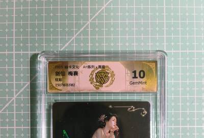 C先生卡牌 第14期 《神州百花谱》《Art系列》《人间传》持续收拍品中... - 【炫彩】燎原×毒瘤《Art系列》剑仙·梅襄 10G
