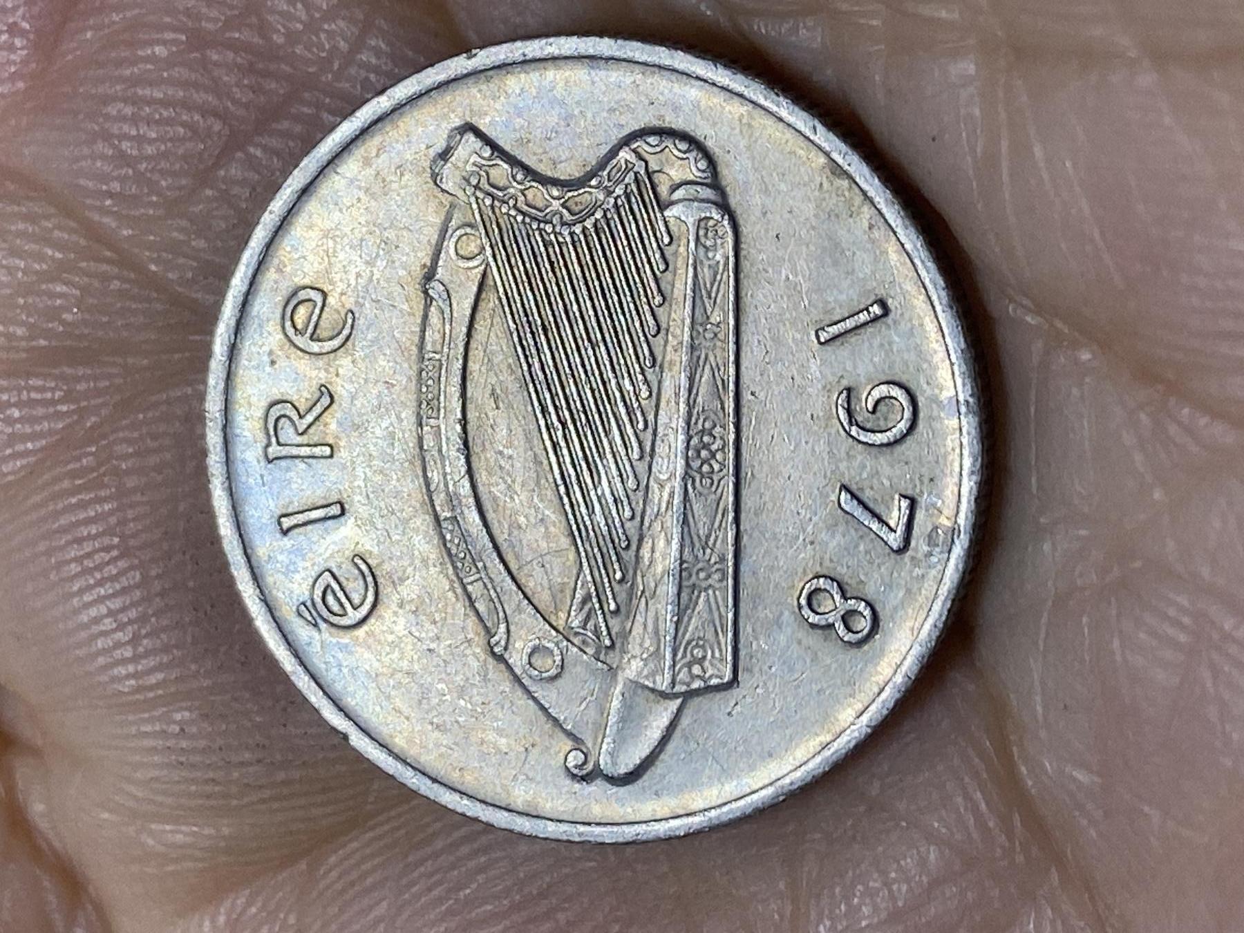 2025年第一百零七场(总第一百三十三场）外国好品散币(免佣金) 爱尔兰🇮🇪1978年5便士(共和国时期第二套第一版)