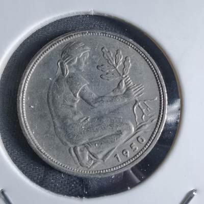 沼泽如烟--第869场 - 德国1950年50芬尼