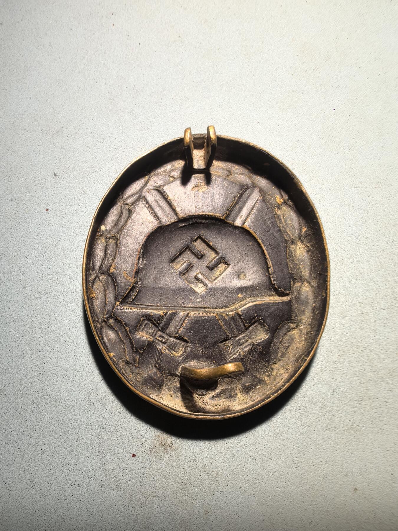 盛世勋华——号角文化勋章邮票专场拍卖第283期 德国（1939）铜级（黑色）战伤奖章 别杆遗失