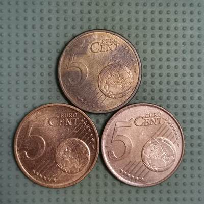 2025年第97场各国散币拍卖（总第97场） - 5欧分3枚