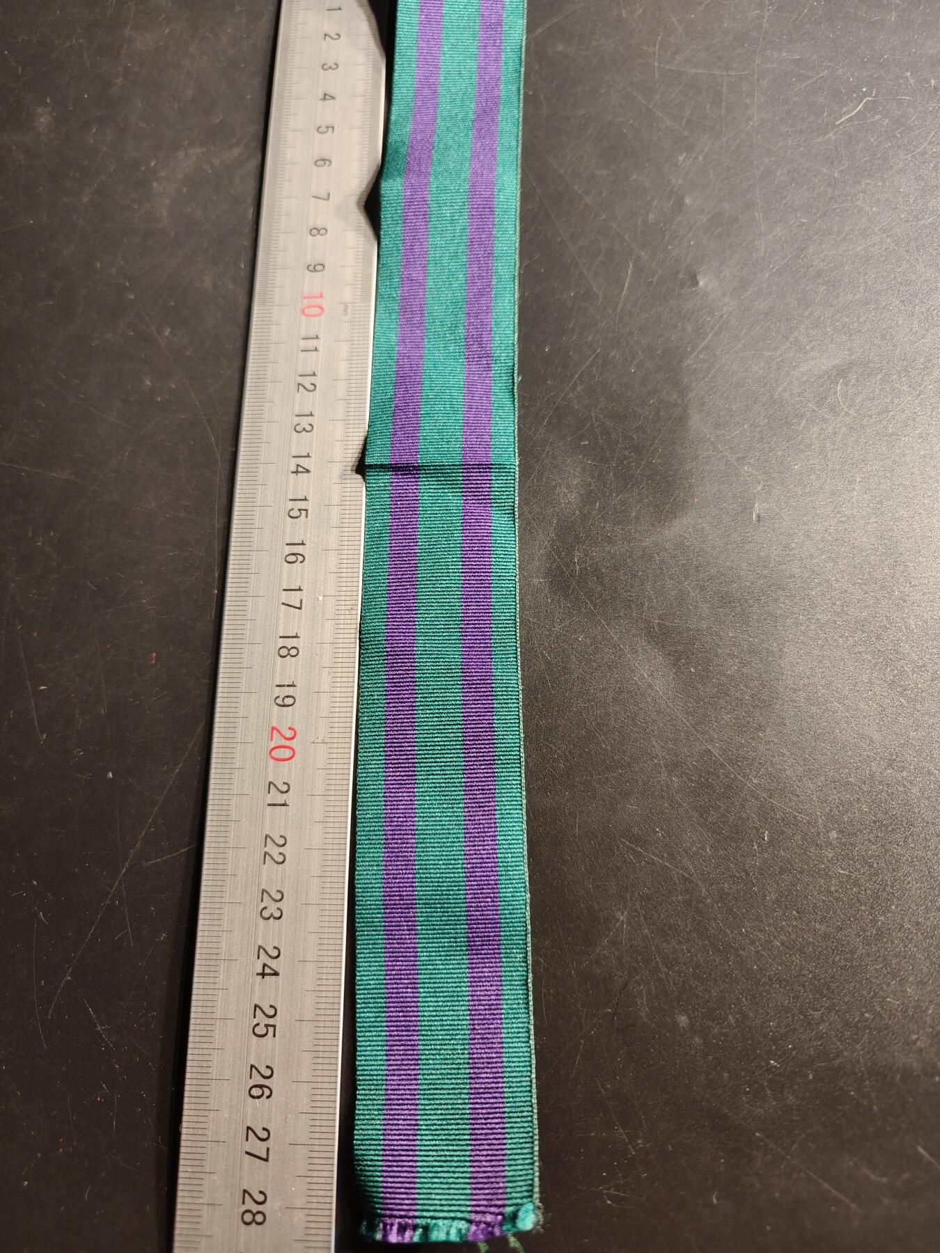 老王徽章第155期 英国1962常规服役奖章绶带    28cm