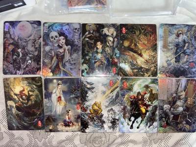 阳大大卡牌拍卖第82期（持续收拍品，周五晚上九点截拍，进群福利早知道） - 四大名著 10张 彩闪