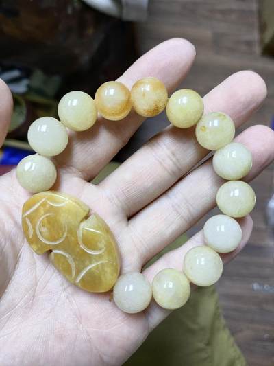 爱淘收藏，清货 - 黄玉貔貅手链玉石手串，平安吉祥
