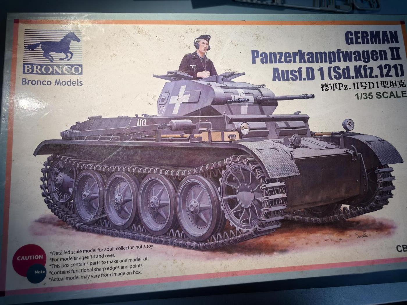 盛世勋华——号角文化勋章邮票专场拍卖第283期 威骏绝版模型 1/35 德国II号D1型轻型坦克