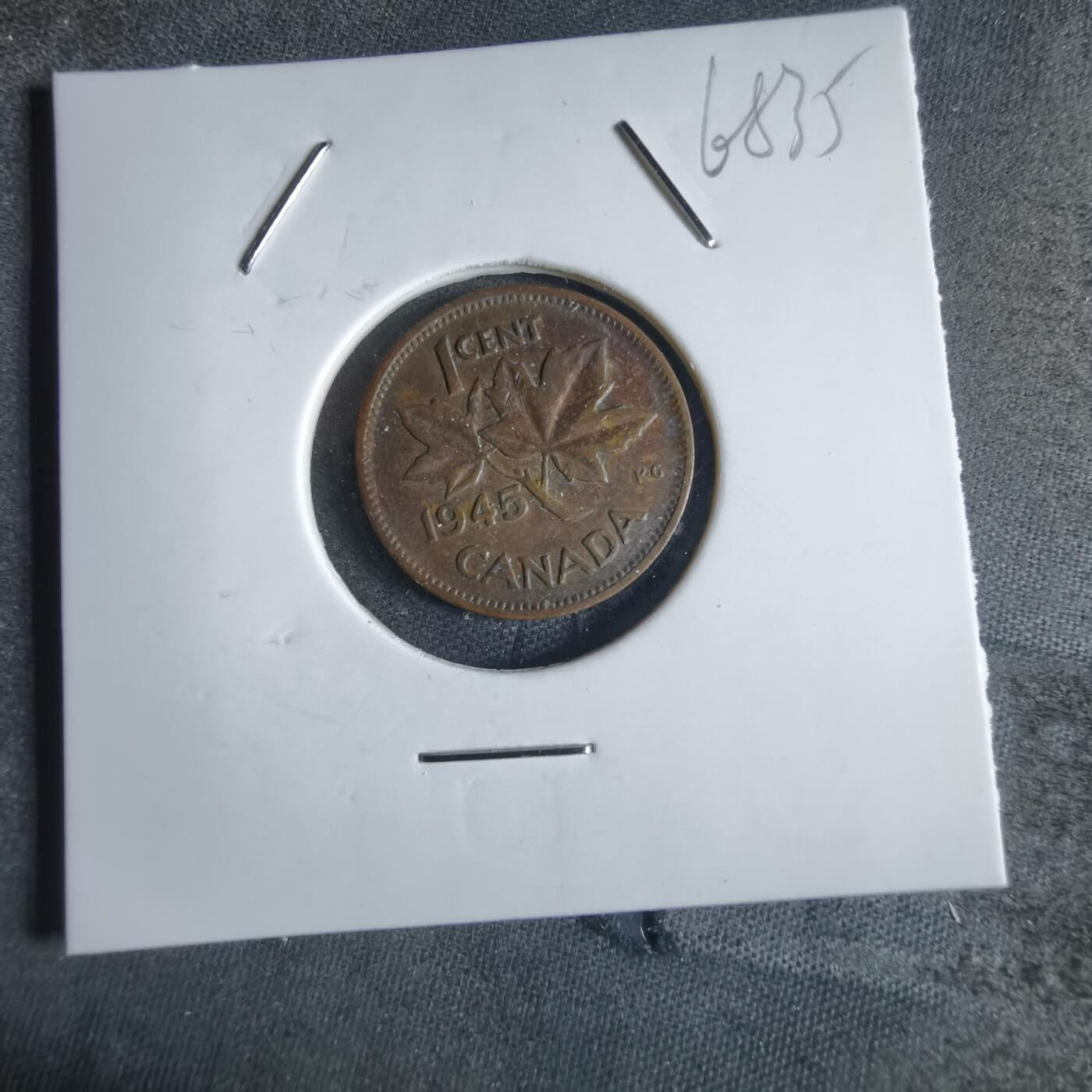 沼泽如烟--第868场 加拿大1945年一分