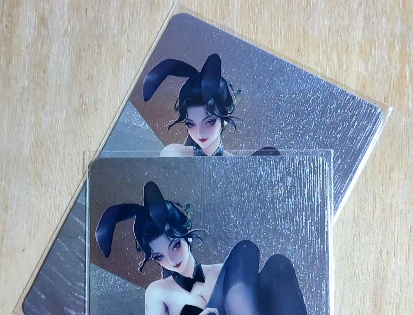 龙虎卡牌第五十八场（无佣金，满120包邮，周六晚上结拍，欢迎送拍） 粗闪2张 裁缝卡牌 斗罗大陆-小舞2渐变 