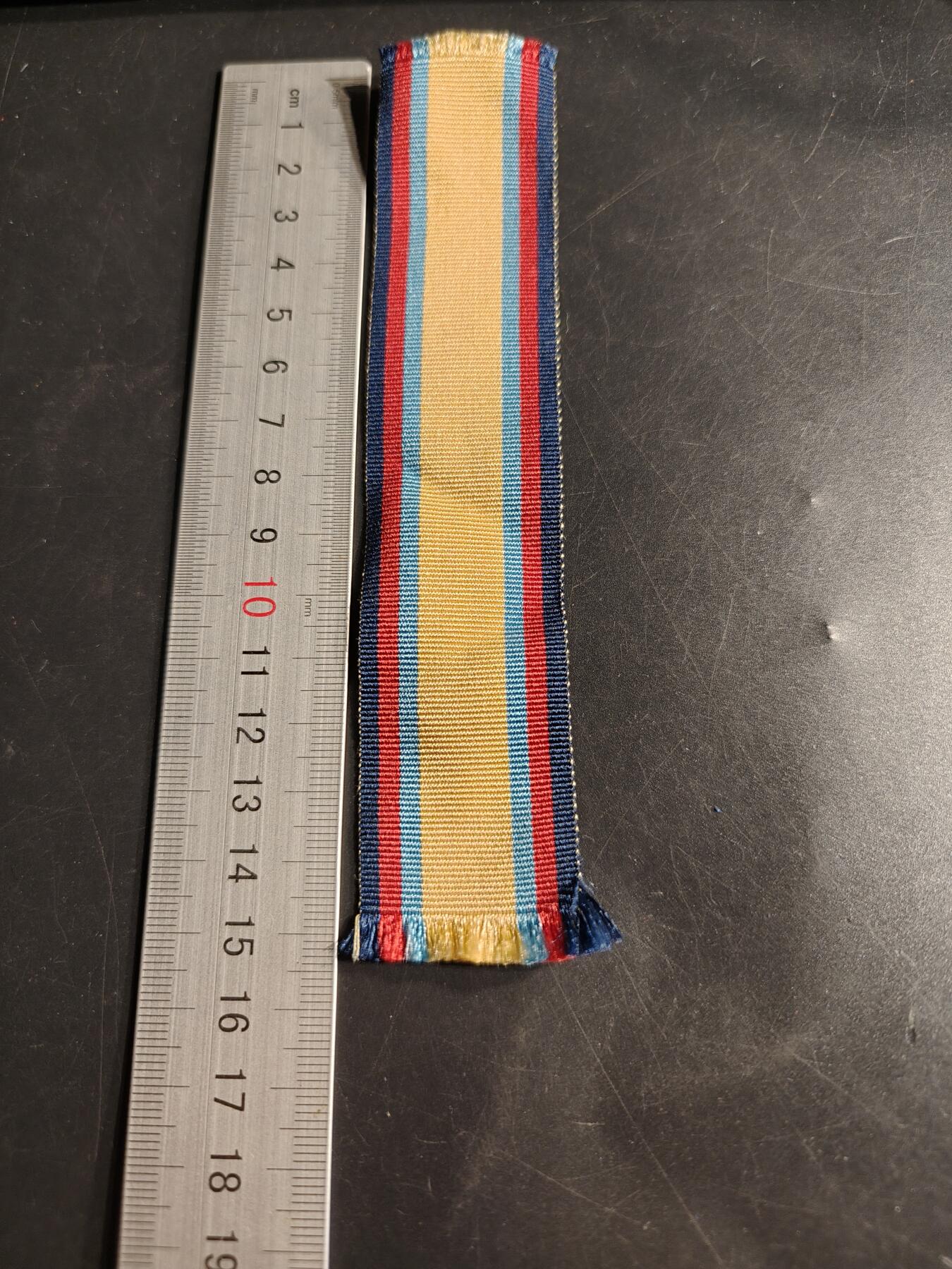 老王徽章第155期 英国海湾战争奖章绶带    15.5cm