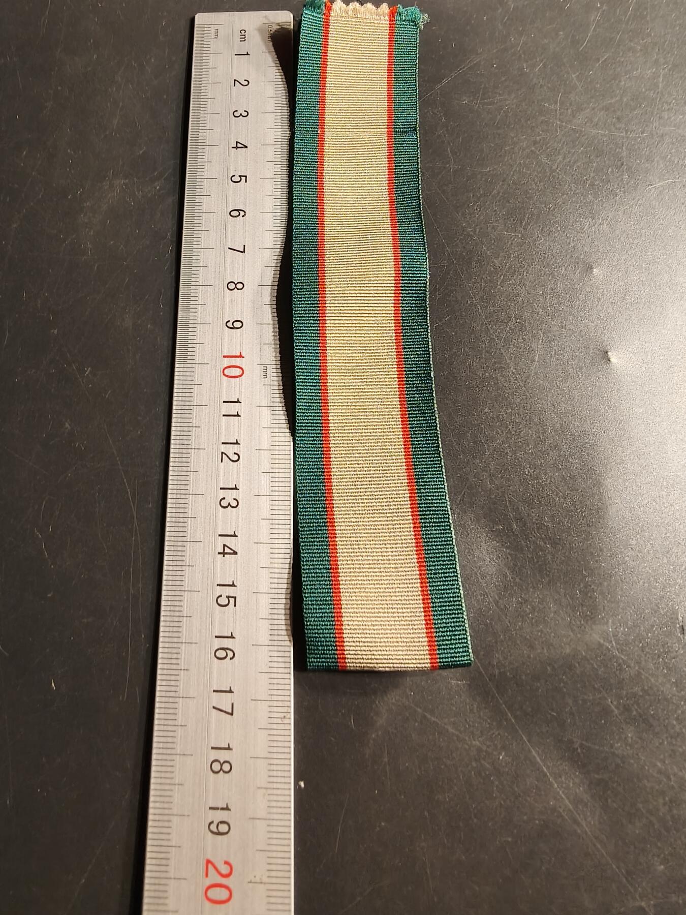 老王徽章第155期 英国乔治六世版印度服役奖章绶带     16.5cm