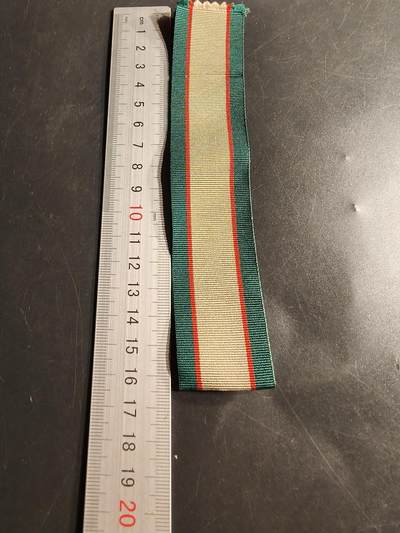 老王徽章第155期 - 英国乔治六世版印度服役奖章绶带     16.5cm
