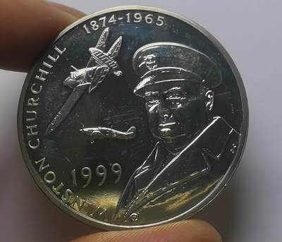 巨藏钱币第四期10月13号20点开拍 特里斯坦-达库尼亚群岛1999年50便士精制大镍币