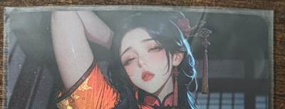 花开卡拍第42期（10月12号周日截拍，品控勿拍!!!拍品不寄存，运费5元，自制卡难免瑕疵，可能存在轻微撞角爆边等出厂瑕疵，品控介意勿拍！） - 大雷芳华 红旗袍 彩闪1张