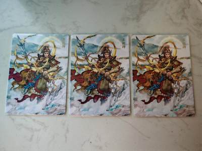 小怪兽卡牌第四十四期 （收拍品  不寄存 消费就送随机裸卡） - 焱卡西游二郎神三张
