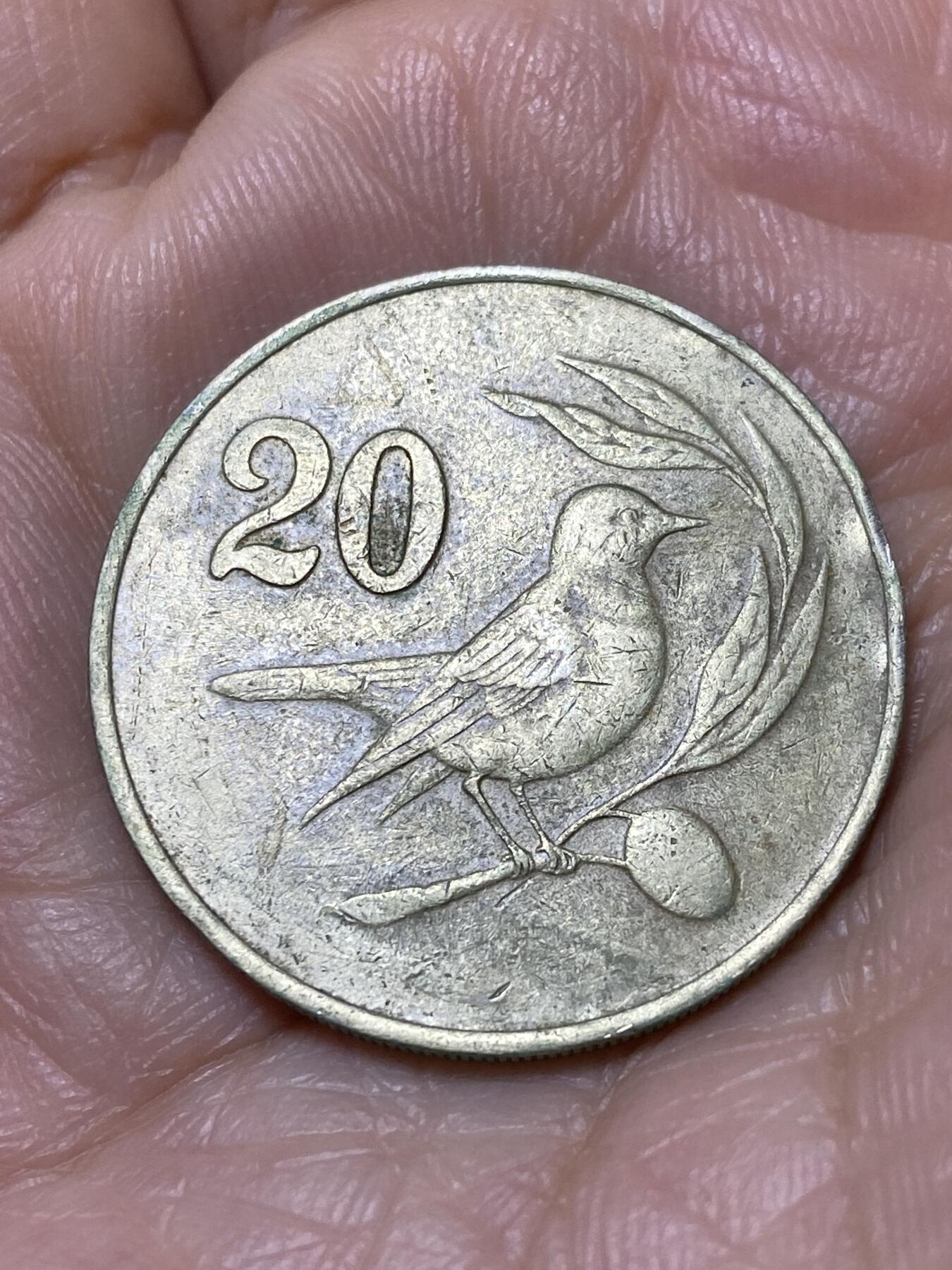 2025年第一百零七场(总第一百三十三场）外国好品散币(免佣金) 少见–塞浦路斯🇨🇾1983年20分(共和国时期第二套第一版)