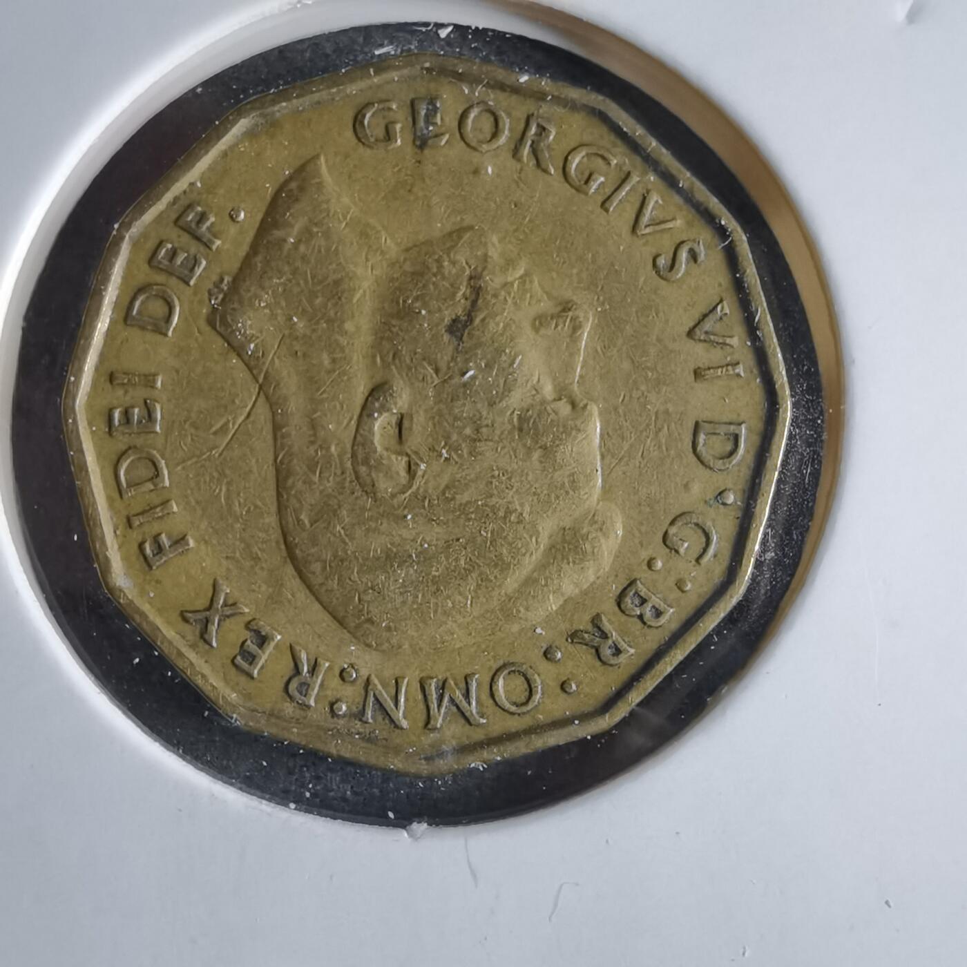 沼泽如烟--第868场 英国1952年3便士
