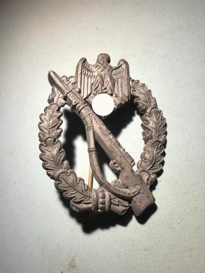 盛世勋华——号角文化勋章邮票专场拍卖第283期 - 德国（1939）银级步兵突击奖章 好品