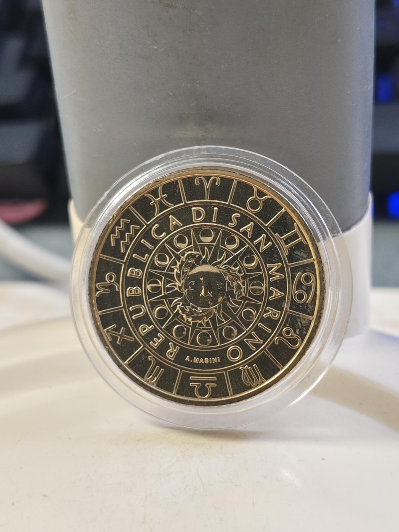 第177期拍卖【长期征集拍品】 圣马力诺2021年十二星座摩羯座纪念币