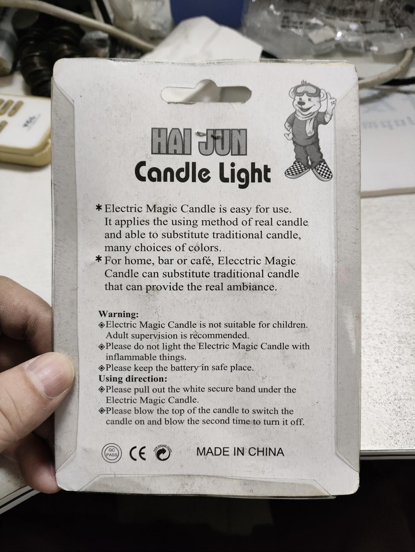 爱淘收藏，清货 电子红蜡烛一对