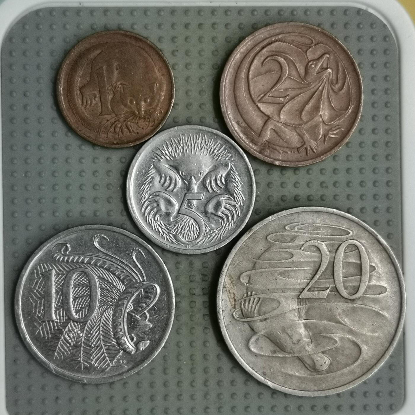 2025年第96场各国散币拍卖（总第96场） 澳大利亚5枚