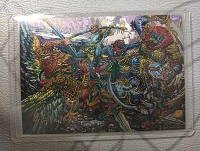 花开卡拍第42期（10月12号周日截拍，品控勿拍!!!拍品不寄存，运费5元，自制卡难免瑕疵，可能存在轻微撞角爆边等出厂瑕疵，品控介意勿拍！） - 【亲签】奇典 兑换卡 狮驼岭大卡 多吉亲签
