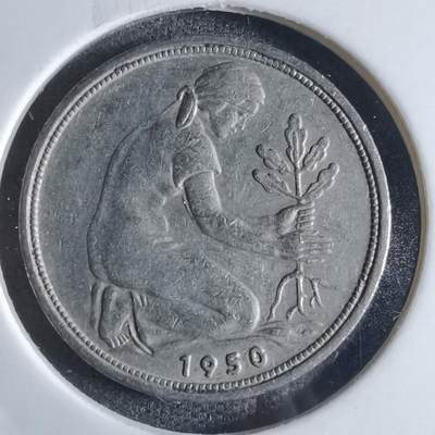 沼泽如烟--第869场 - 德国1950年50芬尼
