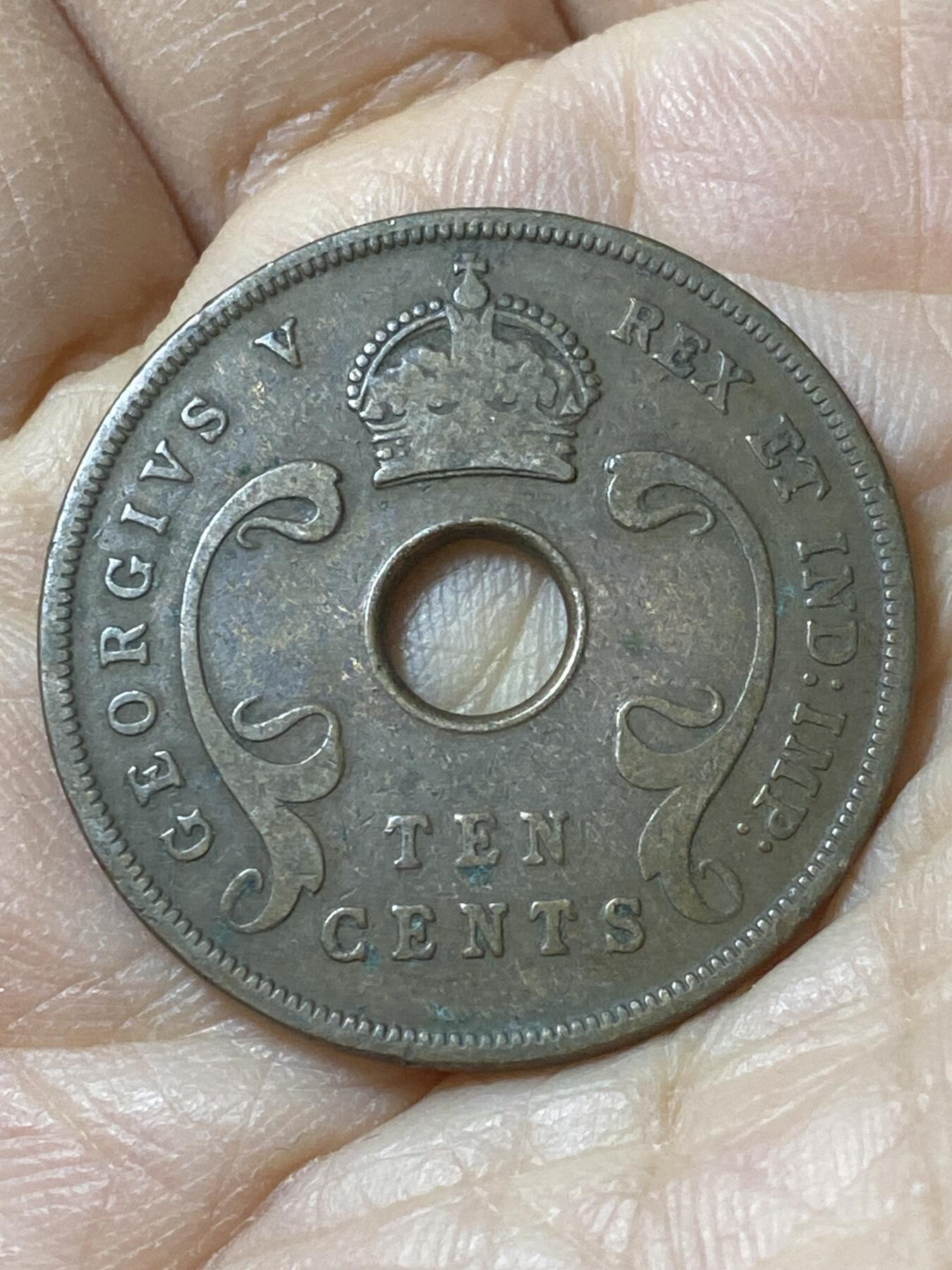 2025年第一百零八场(总第一百三十四场）外国好品散币(免佣金) 英属东非1935年10分(乔治五世时期)