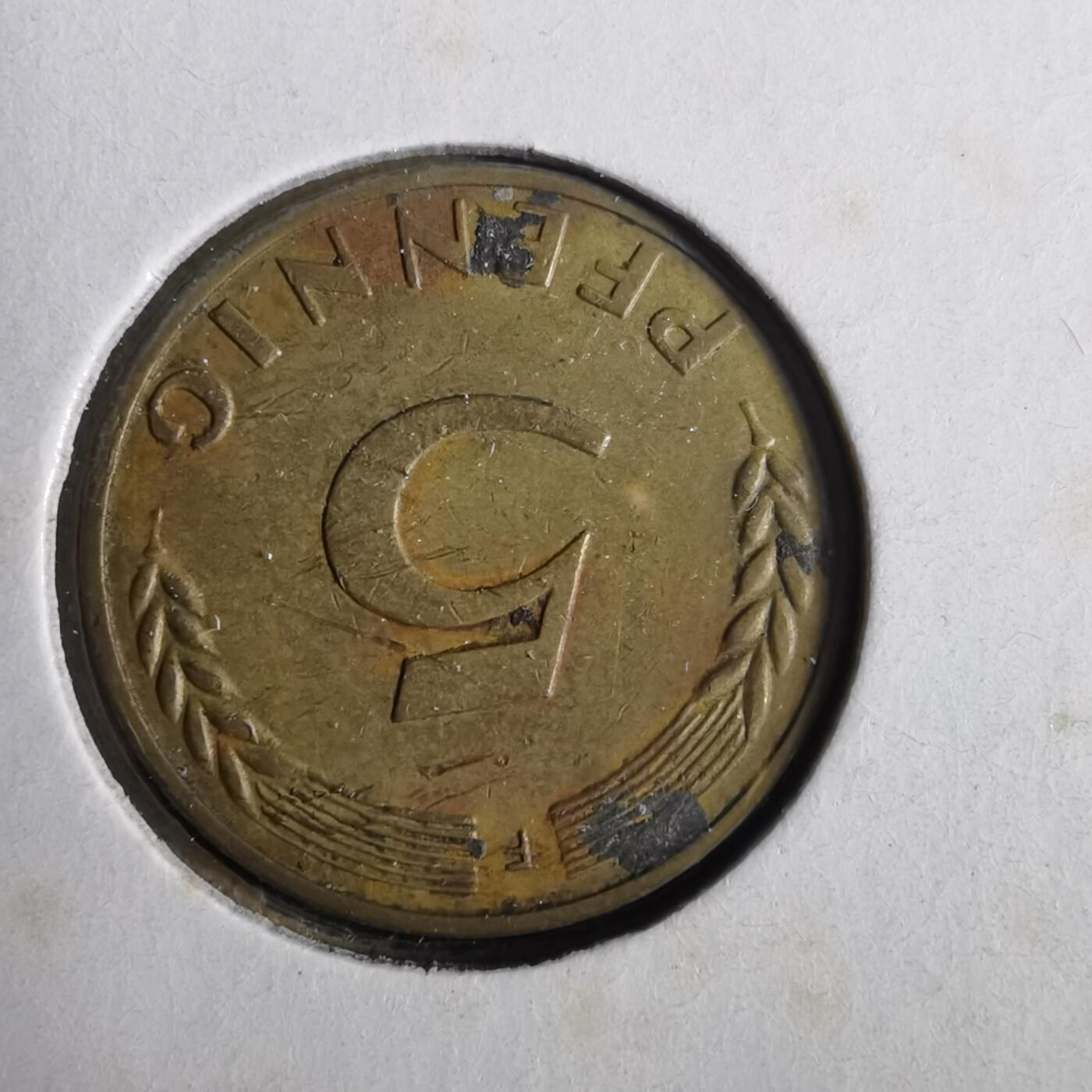 沼泽如烟--第871场 德国1966年5芬尼