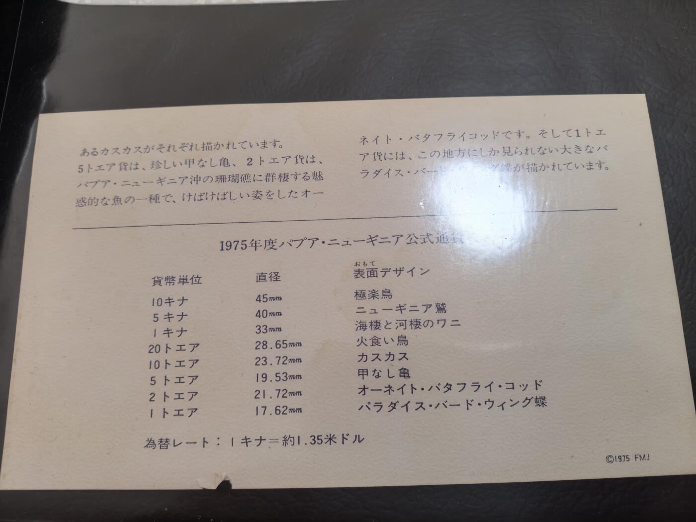 长老汇蛇年精选第六十场拍卖 1976巴布亚新几内亚8枚精制币邮币封首日封册，册子断裂，其中含41.6克925银10基纳银币1枚，27.6克500银5基纳银币1枚