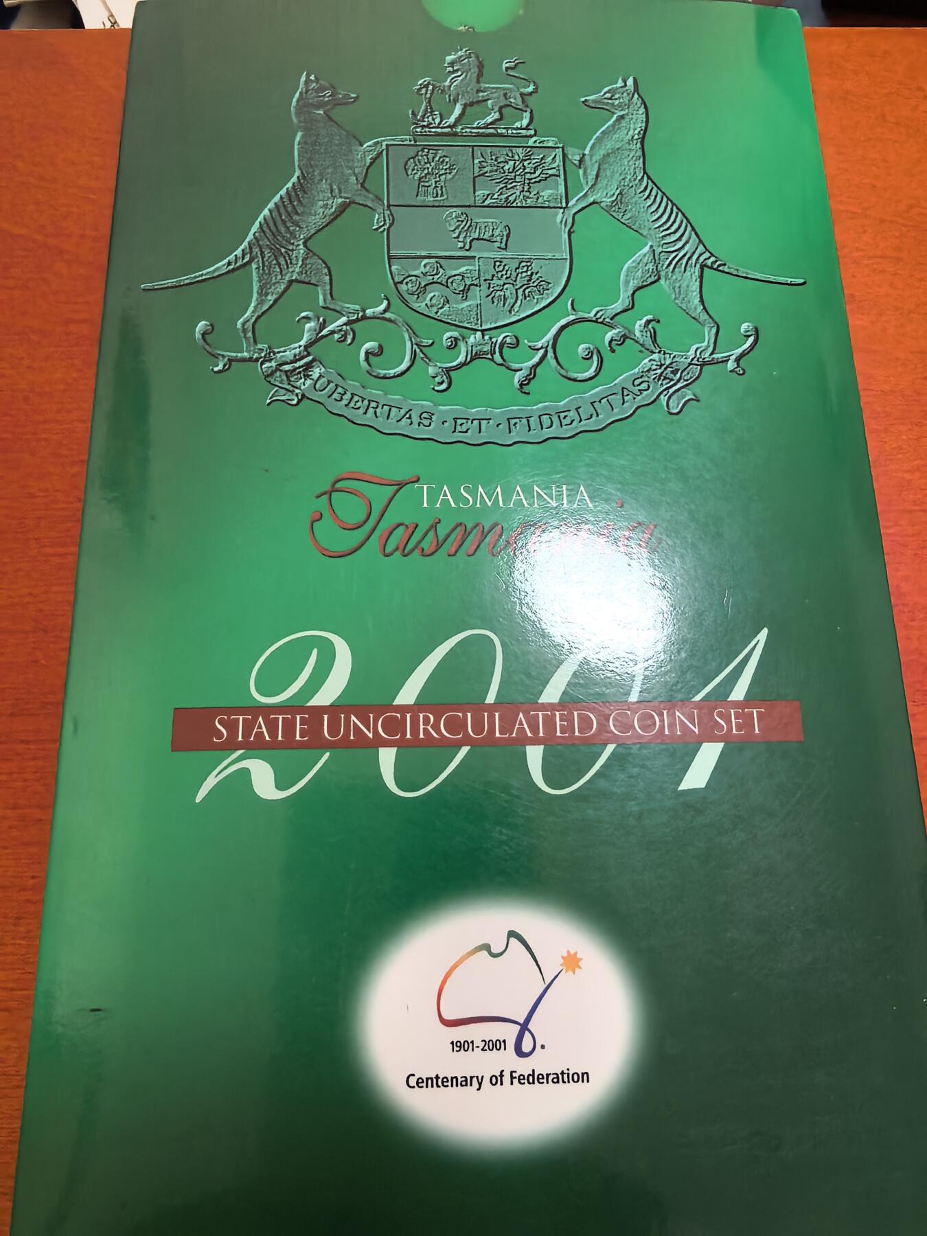 长老汇蛇年精选第六十场拍卖 2001澳大利亚联邦百年塔斯马尼亚3枚卡装，限量版