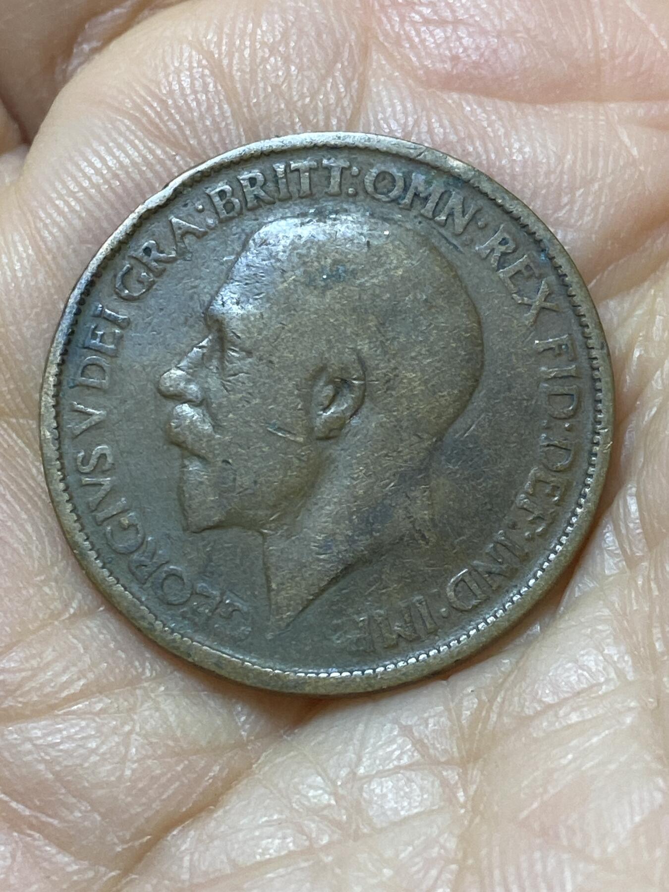 2025年第一百零八场(总第一百三十四场）外国好品散币(免佣金) 英国🇬🇧1914年半便士(乔治五世第一版)