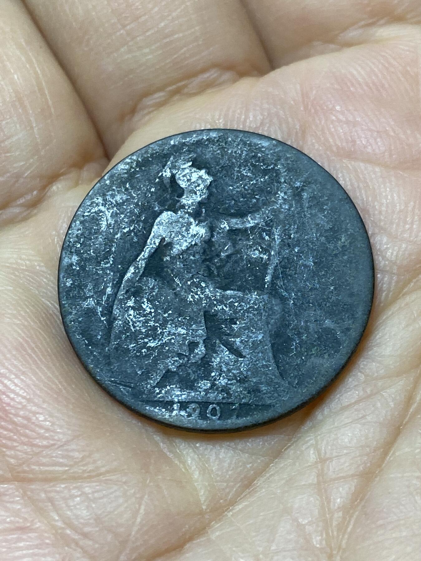 2025年第一百零八场(总第一百三十四场）外国好品散币(免佣金) 英国🇬🇧1907年半便士(爱德华七世时期)