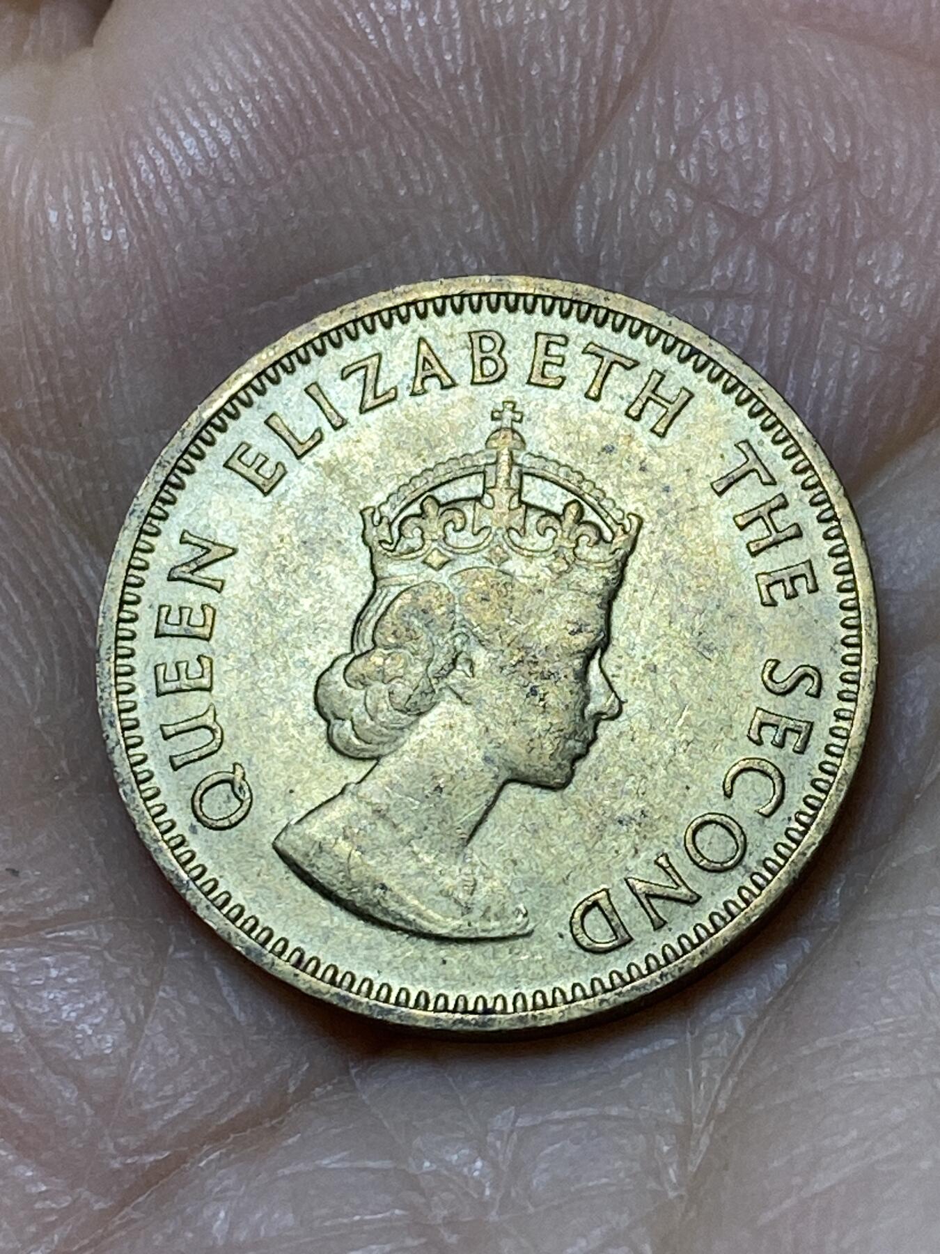2025年第一百零八场(总第一百三十四场）外国好品散币(免佣金) 英属泽西岛🇯🇪1957年1/4先令(伊丽莎白二世青年带冠，第一版首发年仅发行2年)