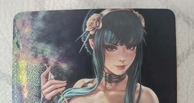 花开卡拍第42期（10月12号周日截拍，品控勿拍!!!拍品不寄存，运费5元，自制卡难免瑕疵，可能存在轻微撞角爆边等出厂瑕疵，品控介意勿拍！） - 艺术卡 约尔·福杰  卡背艺术