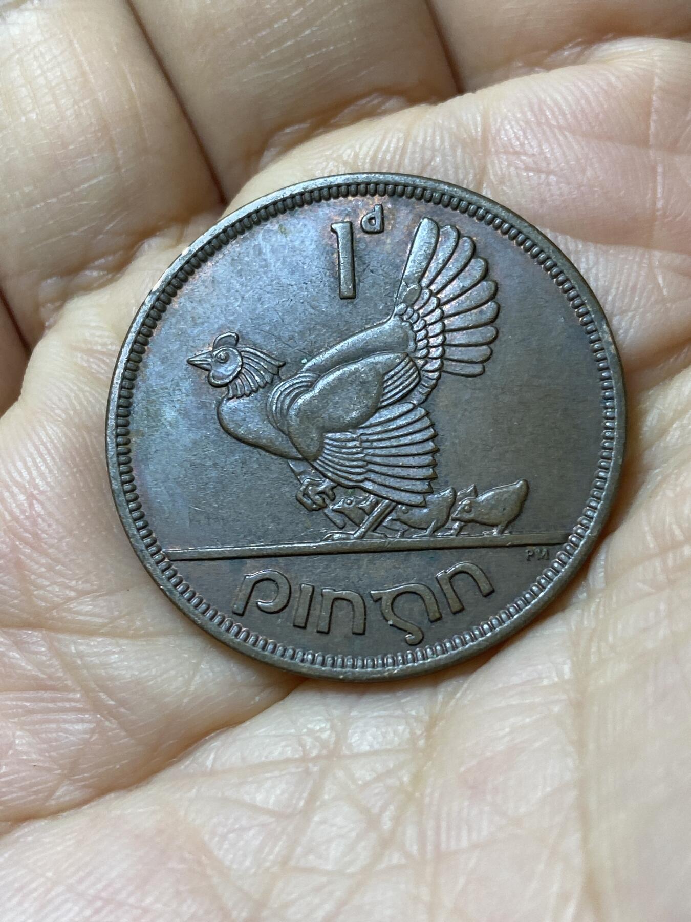 2025年第一百零八场(总第一百三十四场）外国好品散币(免佣金) 爱尔兰🇮🇪1948年1便士(共和国时期第一套)