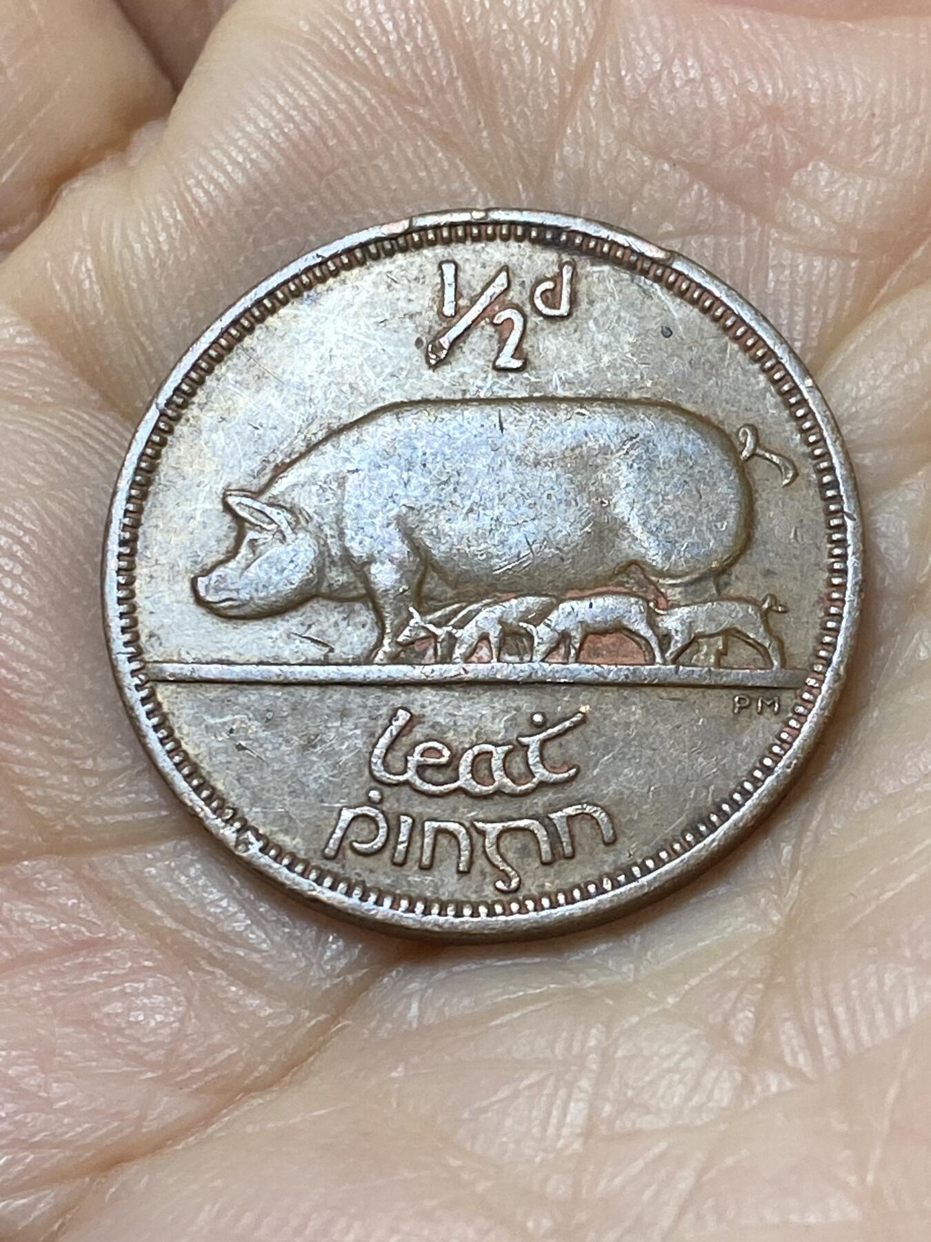 2025年第一百零八场(总第一百三十四场）外国好品散币(免佣金) 爱尔兰🇮🇪1964年1/2便士(共和国时期第一套)