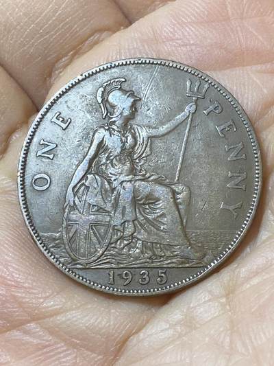 2025年第一百零八场(总第一百三十四场）外国好品散币(免佣金) - 英国🇬🇧1935年1便士(乔治五世第三版)