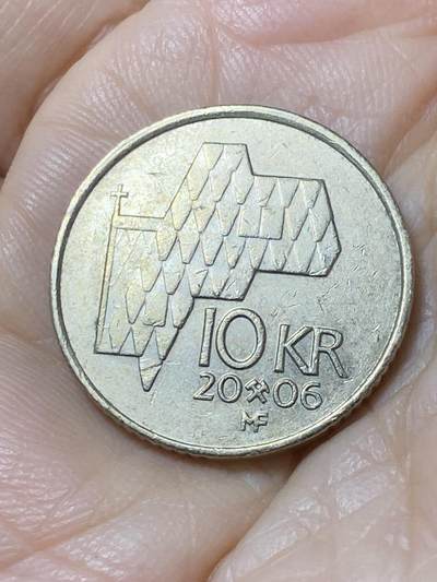 2025年第一百零八场(总第一百三十四场）外国好品散币(免佣金) - 挪威🇳🇴2006年10克朗(哈拉尔五世时期)