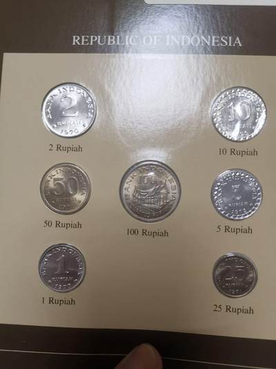 巨藏钱币第四期10月13号20点开拍 印度尼西亚硬币富兰克林邮币卡封装