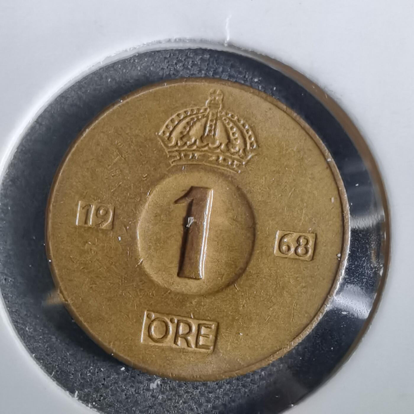 沼泽如烟--第871场 瑞典1968年1欧尔