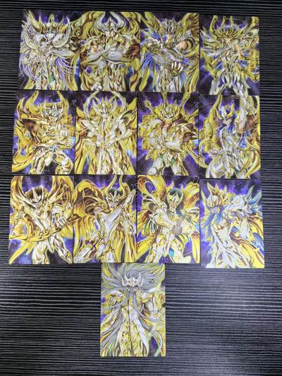 粤A卡牌第14期（10月19日22:00截拍）裸卡专场 - 【套卡】黄金的神罚（金）粗闪卡一套