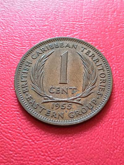 【云涧收藏】第七十场 - 英属东加勒比1955年1分