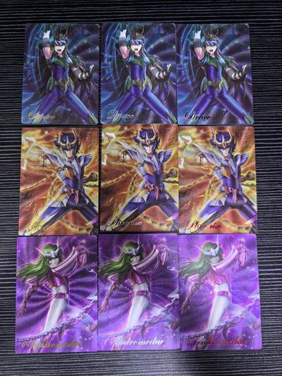 粤A卡牌第24期（1月4日22:00截拍） 【套卡】主角的光辉（3色）粗闪卡一套 TK-26