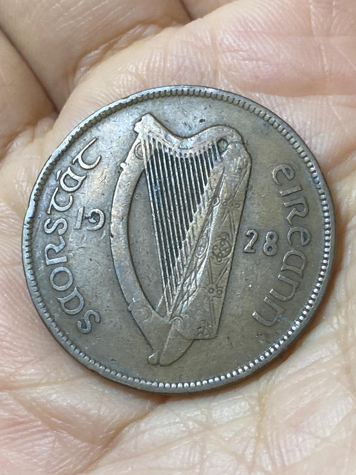2025年第一百零八场(总第一百三十四场）外国好品散币(免佣金) 爱尔兰🇮🇪1928年1便士(自由邦时期首发年)