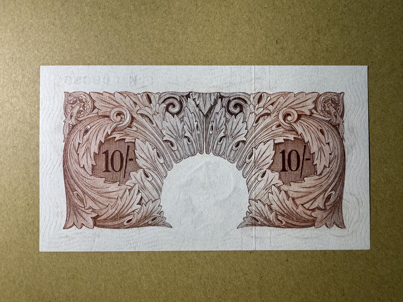 《艾美收藏》第215期-10.12周日外币畅拍 豹子号888 英格兰10先令 UNC A序列 1940年 无47豹子号