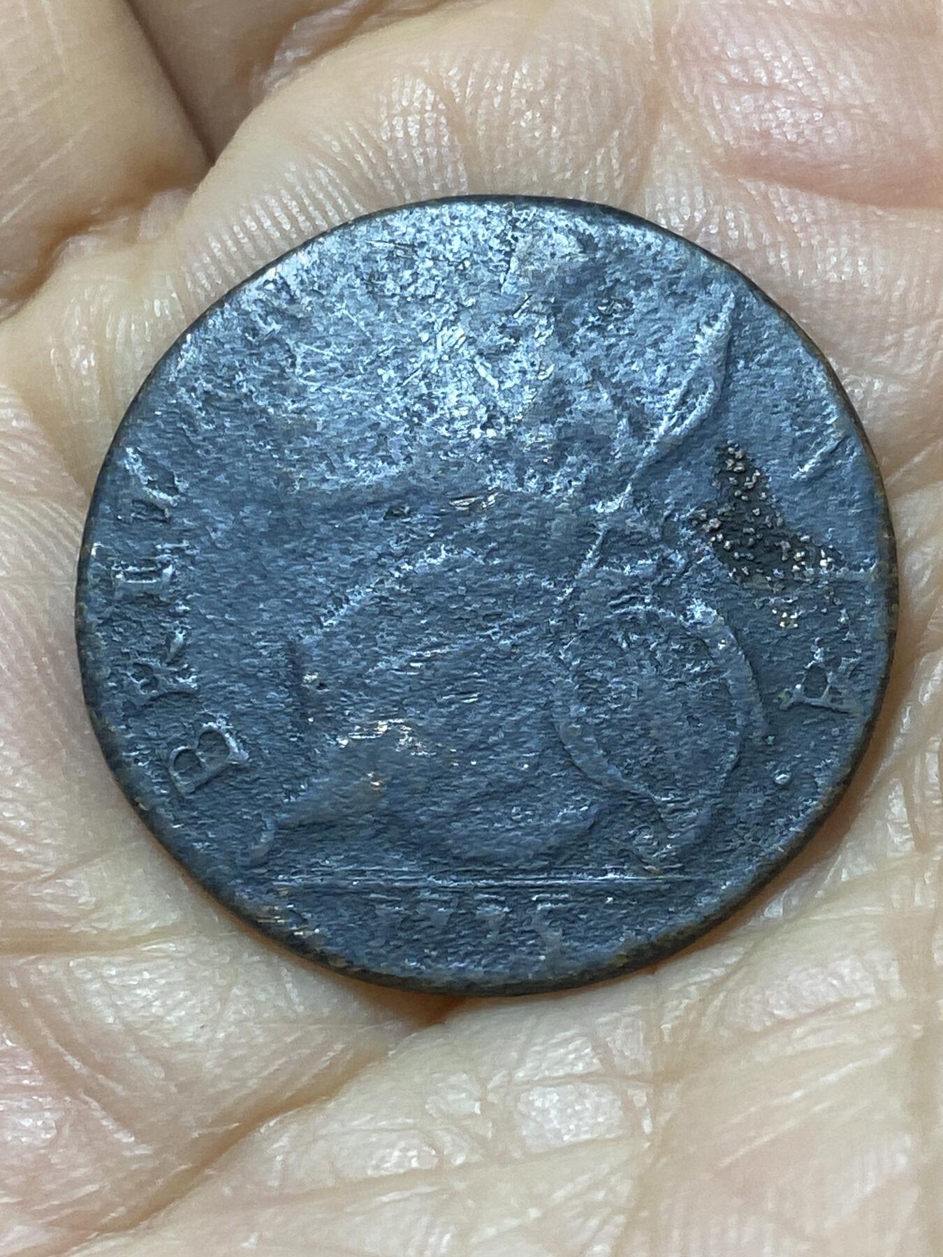 2025年第一百零八场(总第一百三十四场）外国好品散币(免佣金) 英国🇬🇧1775年半便士(乔治三世时期)